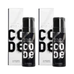Wild Stone Code Chrome Body Perfume Combo for Men, 120ml each (Pack of 2)