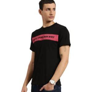 Men Typography Printed T-shirt